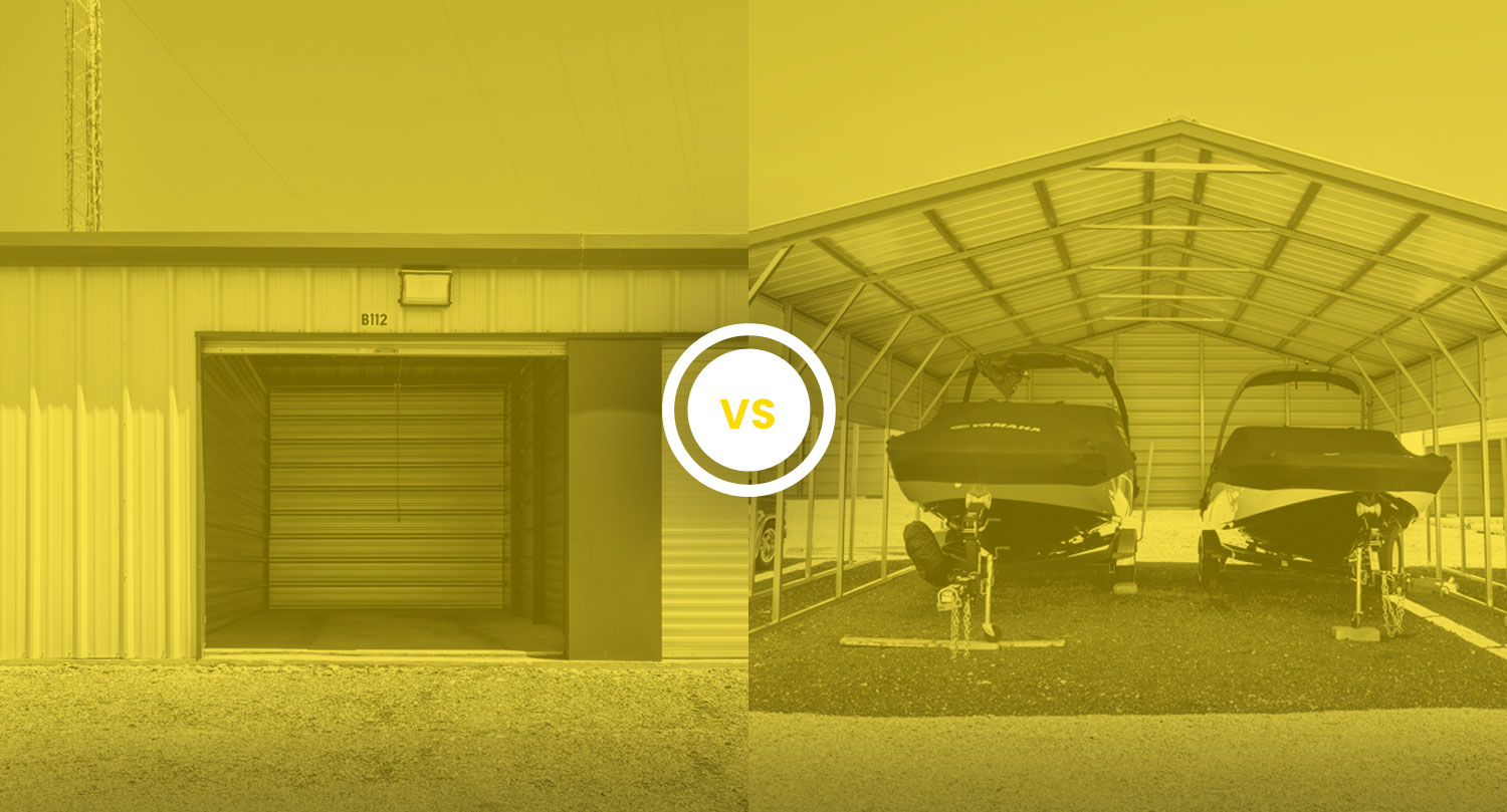Covered Storage vs Uncovered Storage